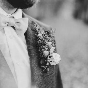 Bräutigam mit Fliege