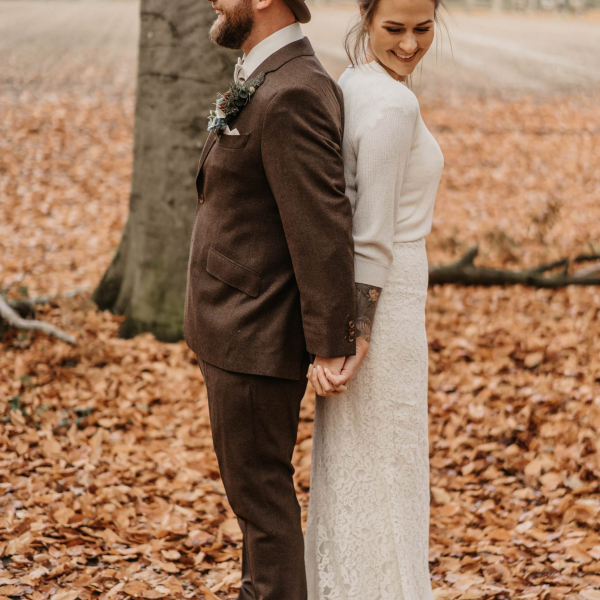Brautpaar Shooting im Wald