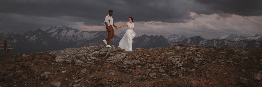 Brautkleid mit Schleppe