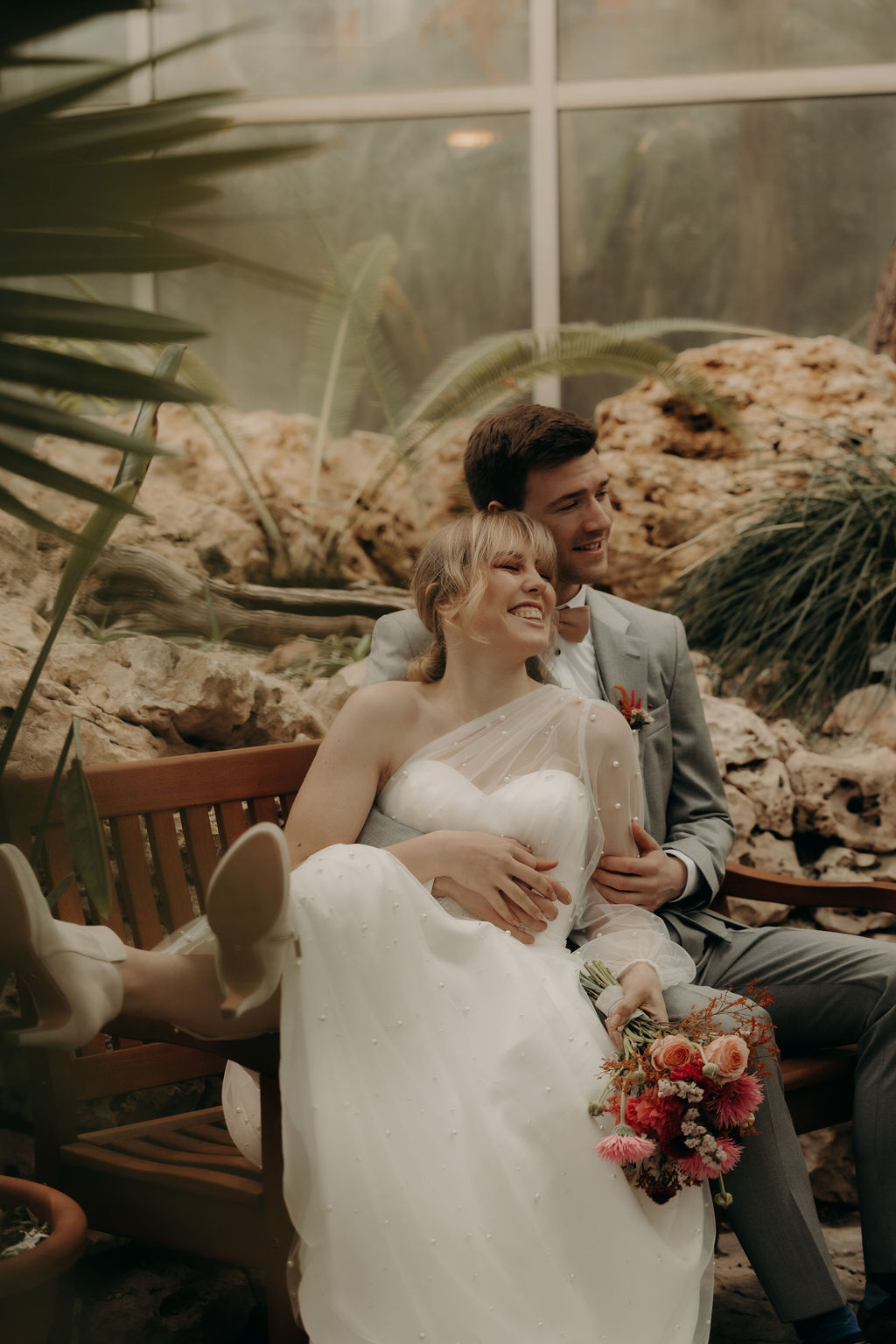 Brautkleid mit Ärmel