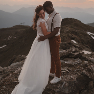 Brautkleid mit Schleppe