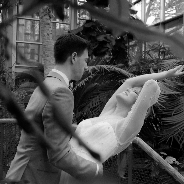 Brautkleid ohne Spitze