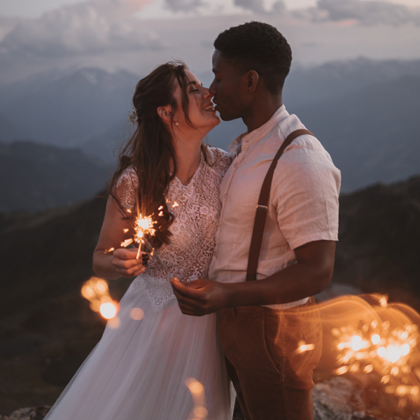 Brautkleid mit Spitze