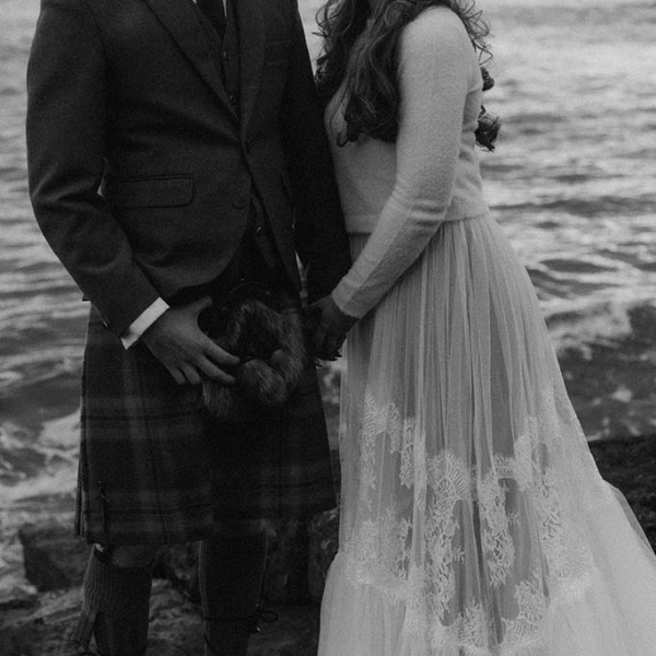 Brautpaar in Schottland