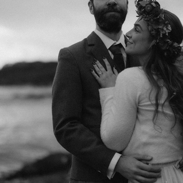 Brautpaar in Schottland