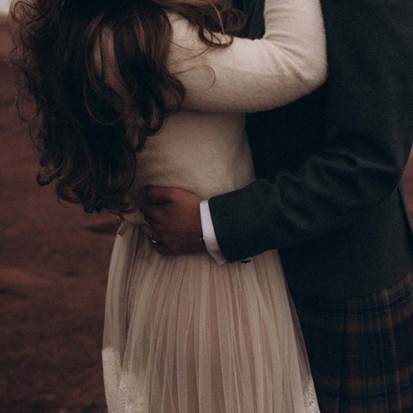 Brautpaar in Schottland