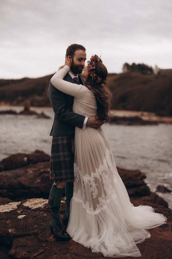 Brautpaar in Schottland